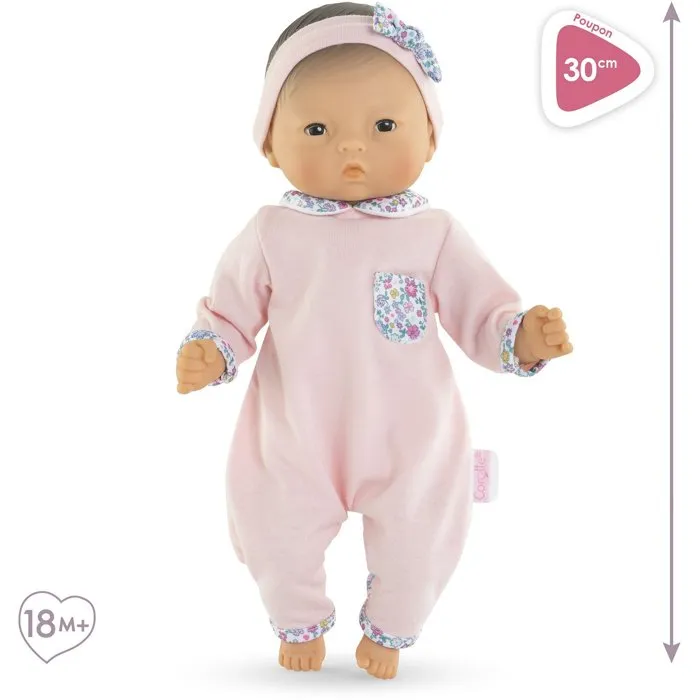 Corolle Muñeca Bebé Mila de Peluche 30 cm - A Partir de 18 Meses - COR1747725541682