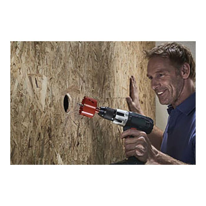 Wolfcraft Sierra de corona bimetal con adaptador y broca piloto Ø83 mm 1