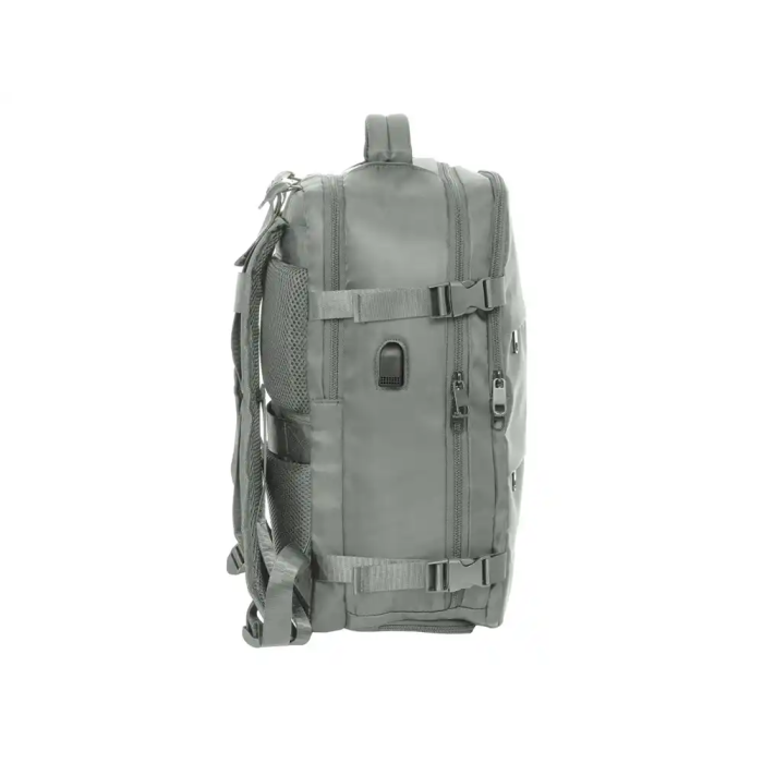 Safta Mochila Viaje Cabina Portatil 15,6'' Real Madrid Gris 29x44x19 cm 2