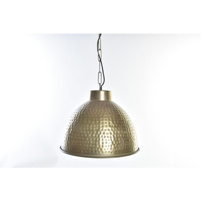 DKD Home Decor Lámpara de Techo Estilo Loft Dorada de Metal, Casquillo E27, 50W, 41x41x34 cm