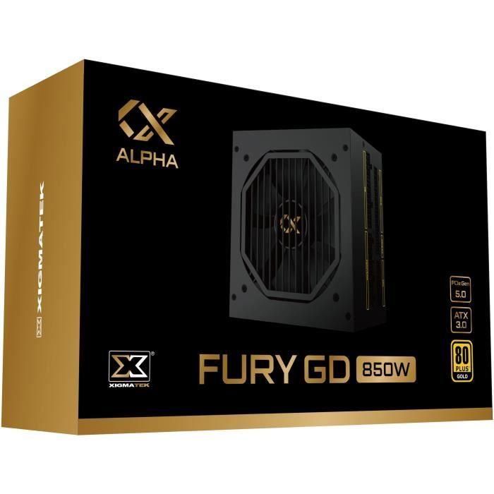 XIGMATEK Fury GD 850W ATX 3.0 (80Plus Gold) - Fuente de alimentación para PC - 850W 3 XIGMATEK Fury GD 850W ATX 3.0 (80Plus Gold) - Fuente de alimentación para PC - 850W 3