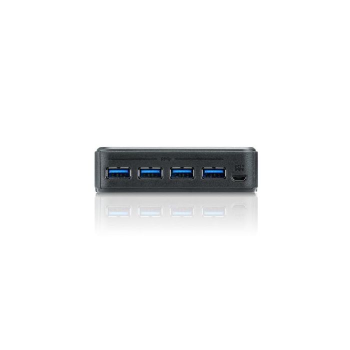 Aten US434 Dispositivo de Compartición de Periféricos USB 3.0 de 4 Puertos, Compatible con 4 Ordenadores 1