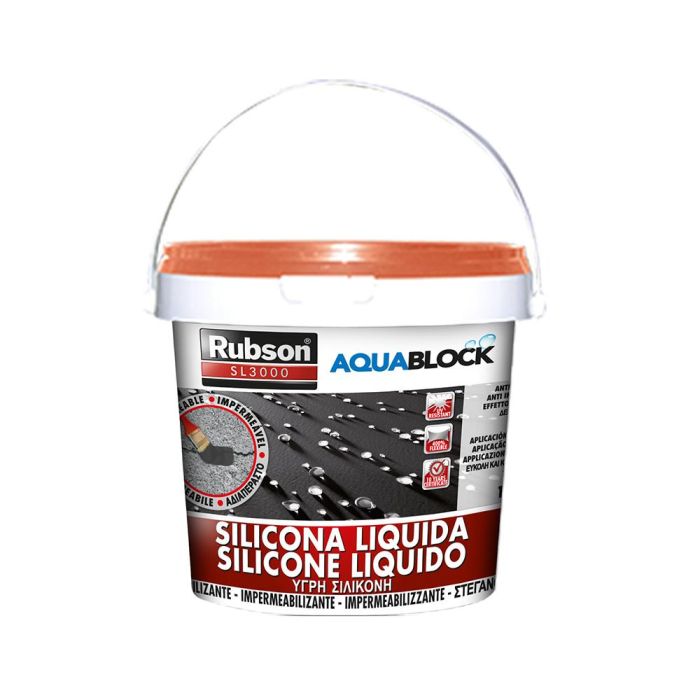 Rubson Silicona liquida aquablock 1kg teja 1894877