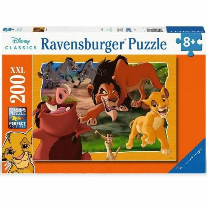 Ravensburger RAV1706159600874 Puzzle 200 piezas XXL Hakuna Matata Disney El Rey León Edad 8 1