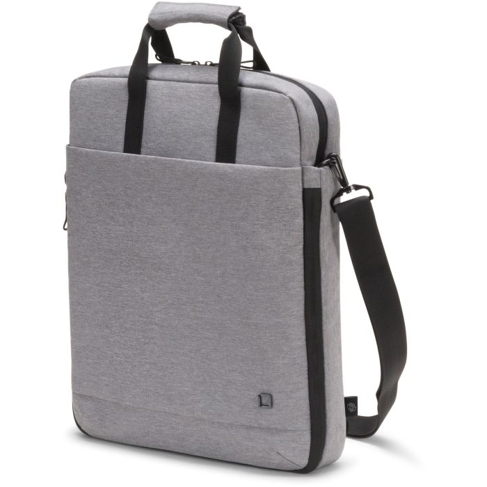 DICOTA Eco MOTION Tote Bag para Portátiles 13-15.6" Gris Claro de Poliéster Reciclado con Compartimento para Tablet y Asa