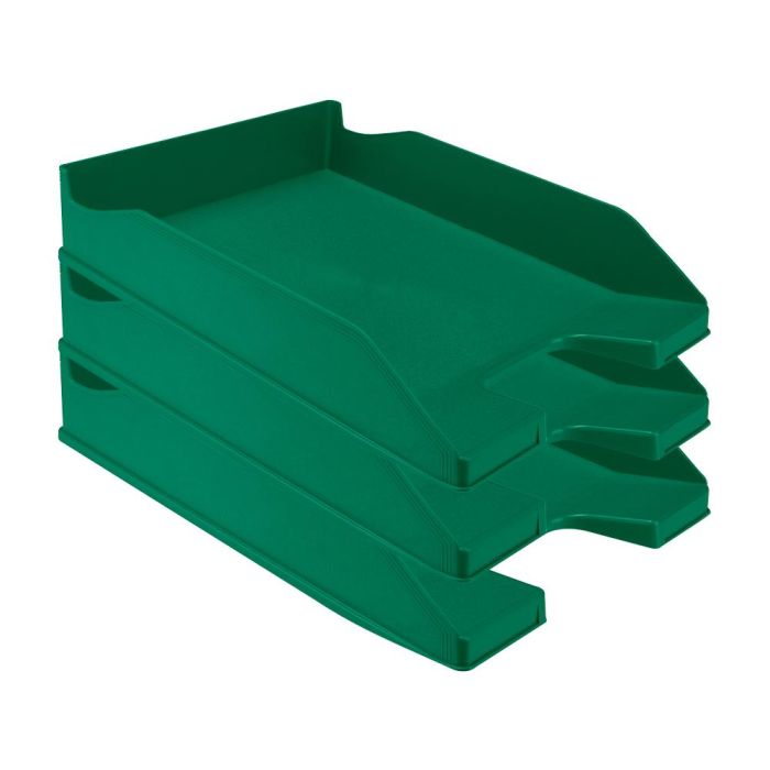 Bandeja Sobremesa Plastico Q-Connect Verde Opaco 240x70x340 mm 5