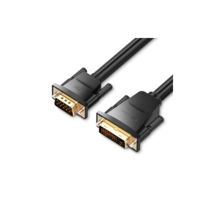 Vention EABBF Cable Conversor DVI-D (24+1) Macho a VGA (D-Sub 15pin) Macho 1 metro Negro 1080P 60Hz Vention EABBF Cable Conversor DVI-D (24+1) Macho a VGA (D-Sub 15pin) Macho 1 metro Negro 1080P 60Hz