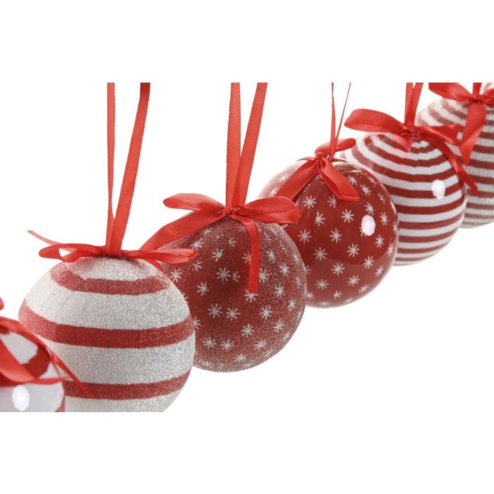 Decoracion Colgante Navidad Tradicional DKD Home Decor Rojo Blanco 21 x 15.5 x 24 cm Set de 14 1 Decoracion Colgante Navidad Tradicional DKD Home Decor Rojo Blanco 21 x 15.5 x 24 cm Set de 14 1