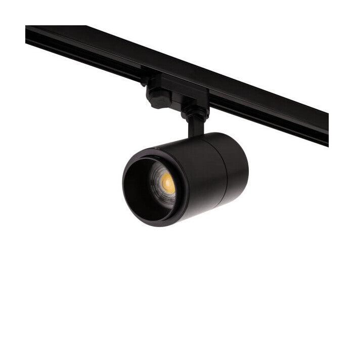 Foco Carril LED Trifásico 30W 2700Lm 3CCT Multiángulo 15-60° Regulable TRIAC CRI90 para Tiendas Comercios IP20 [1916-TRL30W-B]