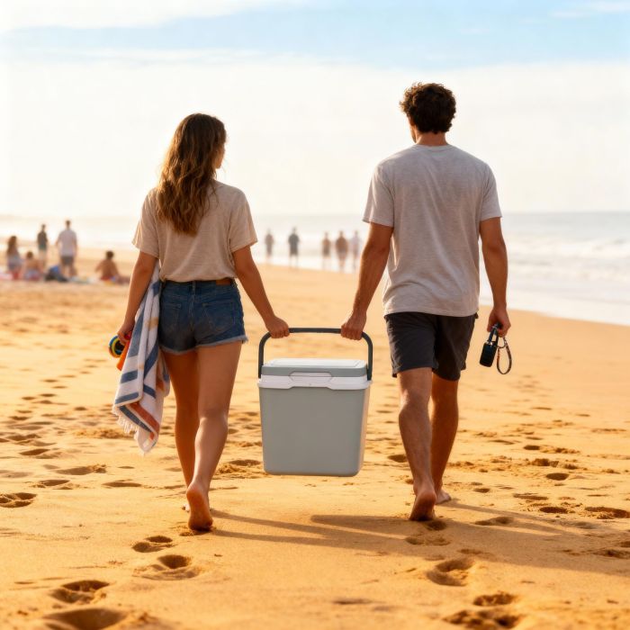 Inde Nevera Portátil Aquapro, 15 Litros, 2 Colores Surtidos, Dimensiones: 24.1 x 31 x 32.6 cm, Peso: 7.39 kg (4 Unidades)