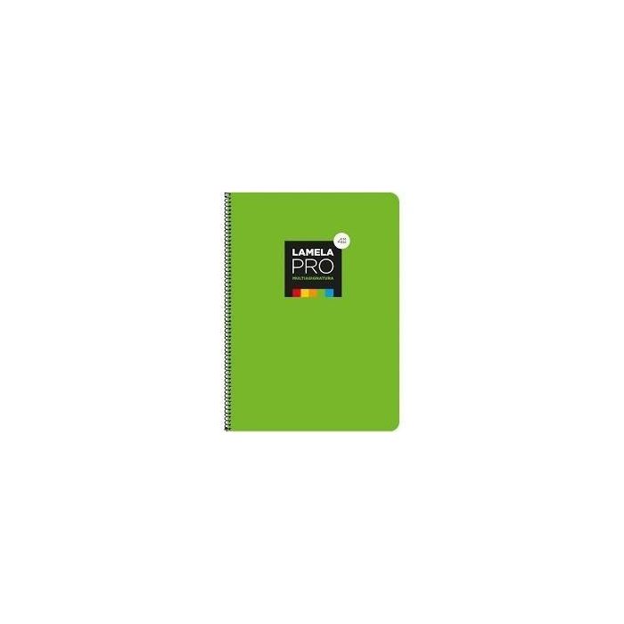 Lamela Cuaderno Espiral 100H Folio 90 gr Cuadrovía 3 mm C-Margen Cubierta Extradura Verde -Paquete 5U- Lamela Cuaderno Espiral 100H Folio 90 gr Cuadrovía 3 mm C-Margen Cubierta Extradura Verde -Paquete 5U-
