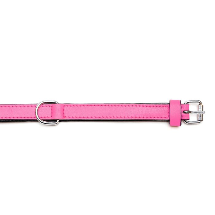 Collar Piel Acolchado 40 cm X 20 mm Fuxia Collar Piel Acolchado 40 cm X 20 mm Fuxia