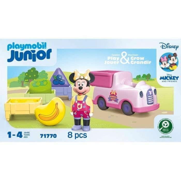 Playmobil Junior 71770 Disney Minnie con carrito de frutas, 8 piezas, para 12 meses+ 2 Playmobil Junior 71770 Disney Minnie con carrito de frutas, 8 piezas, para 12 meses+ 2