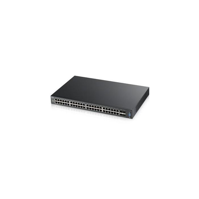 Zyxel XGS2210-52-EU0101F Switch Gestionado L2, 48 Puertos Gigabit Ethernet, 176 Gbit/s, Negro