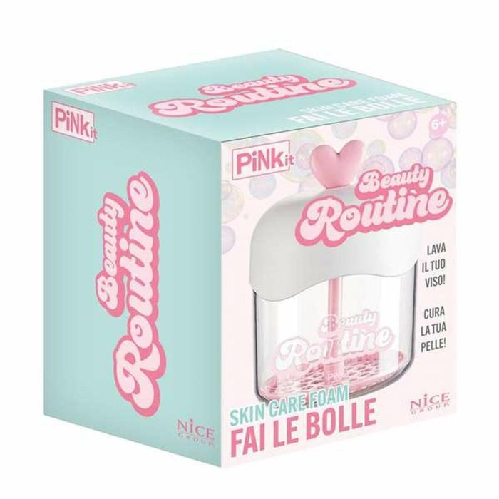 Nice Fai - Le Bolle Juego de Burbujas para Niños: Añade Agua y Jabón Líquido, Mueve la Varilla para Hacer Espuma. Edad 3+ 4 Nice Fai - Le Bolle Juego de Burbujas para Niños: Añade Agua y Jabón Líquido, Mueve la Varilla para Hacer Espuma. Edad 3+ 4