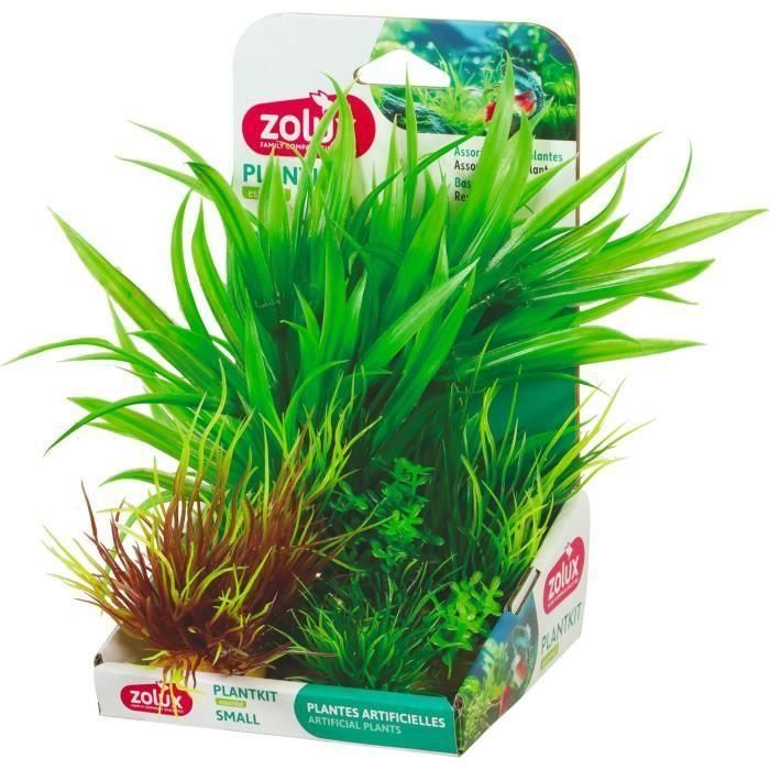 Plantas artificiales para acuario - ZOLUX - Plantkit - Talla S - Pack de 3 1 Plantas artificiales para acuario - ZOLUX - Plantkit - Talla S - Pack de 3 1