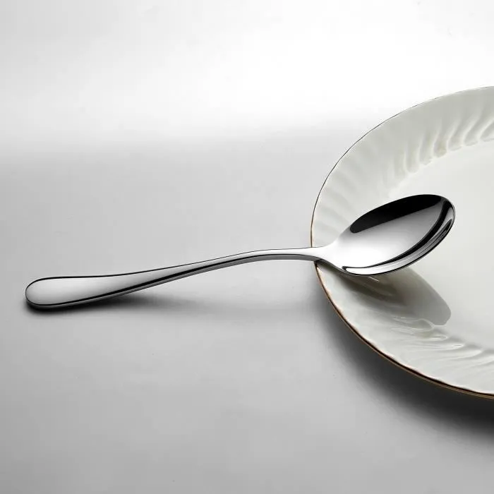 Arthur Martin AM2202 Juego de Cubiertos de 24 Piezas en Acero Inoxidable con Acabado Espejo Pulido y Mango Mate 4