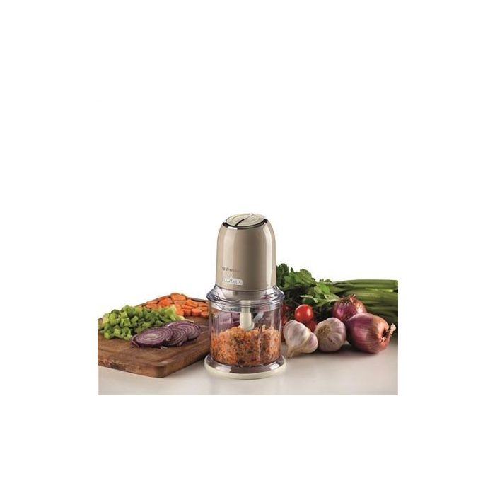 Ariete 438/03 Picadora Vintage Beige de 400W con 4 Cuchillas de Acero Inoxidable para Cocina de Estilo Retro 6 Ariete 438/03 Picadora Vintage Beige de 400W con 4 Cuchillas de Acero Inoxidable para Cocina de Estilo Retro 6