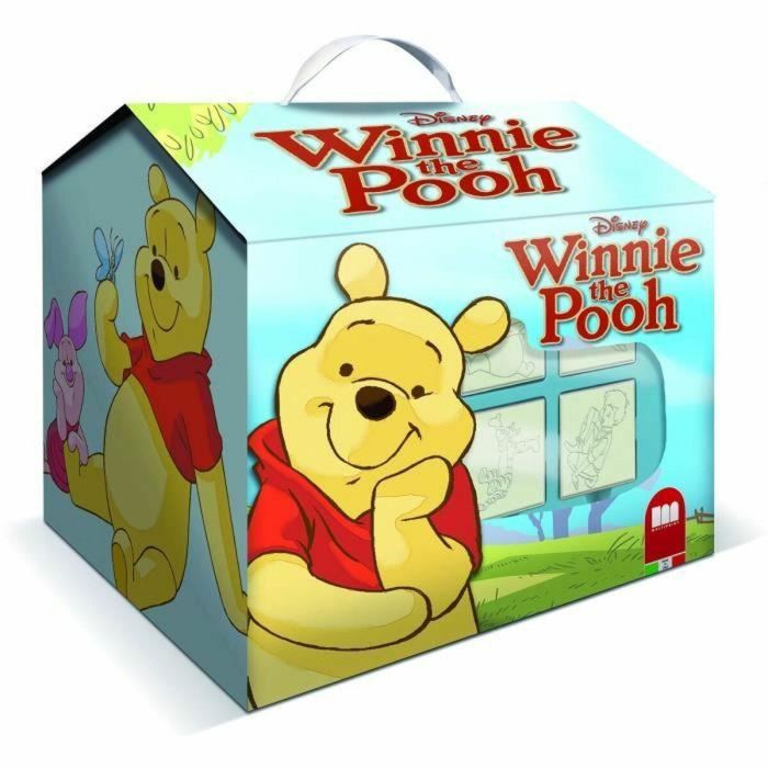 Casa para colorear - MULTIPRINT - 9770 - 7 sellos de Winnie the Pooh