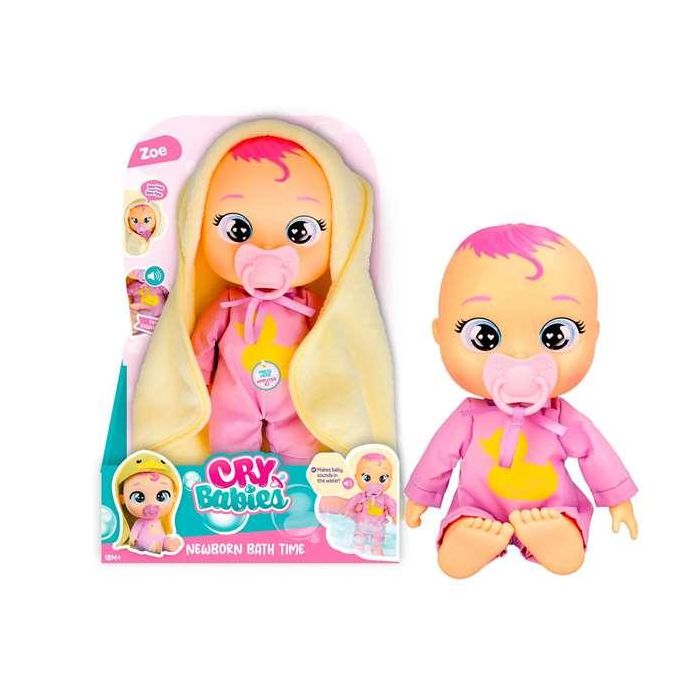Muñeco bebe lloron hora del baño con dana o zoe 30 cm ¡cuando se mojan balbucean o lloran! incluye 2 accesorios - modelos surtidos 10