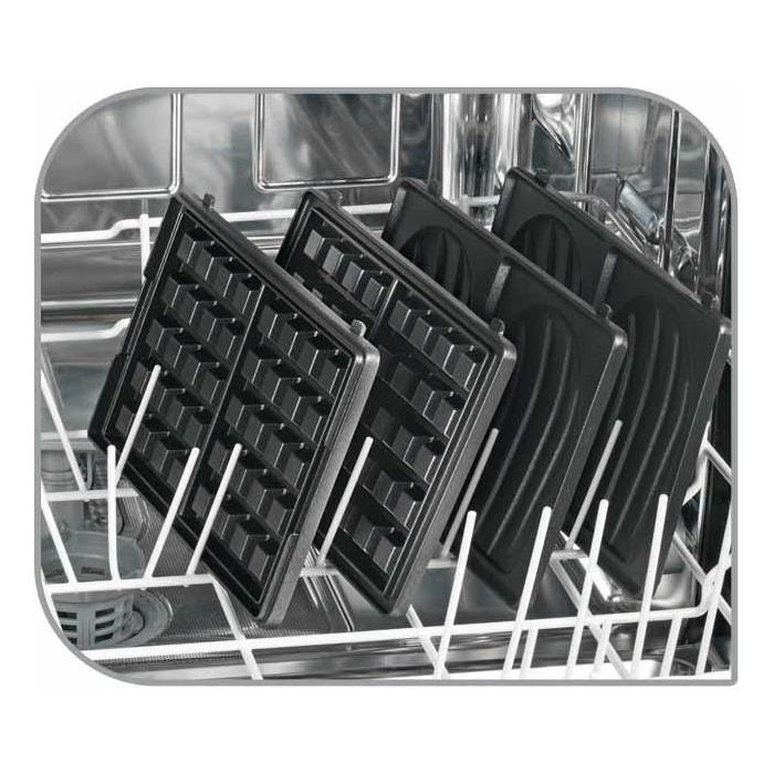 Tefal SW854D16 Sandwichera y gofrera, Plancha de 700W, Acero Inoxidable y Negro 9