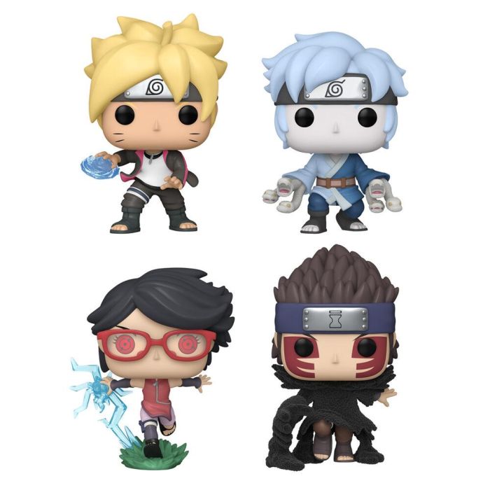 FUNKO Blister 4 figuras POP Boruto Exclusive (Boruto, Mitsuki, Sadara, Shinki)