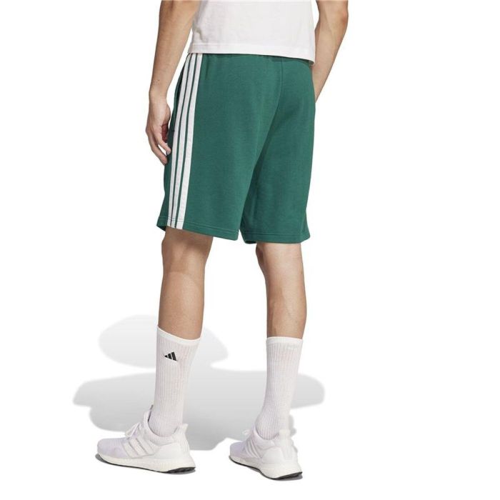 Pantalones Cortos Deportivos para Hombre Adidas 3 Bandas Sho Verde S 3