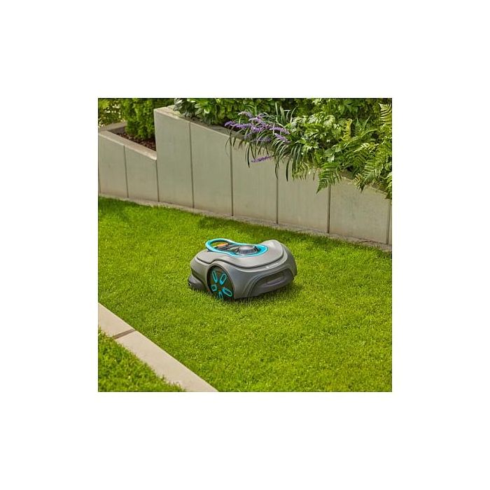 GARDENA Mähroboter smart SILENO free 800 qm Set - Robot Cortacésped para 800 m², 16 cm Ancho de Corte, Con Estación Base 6