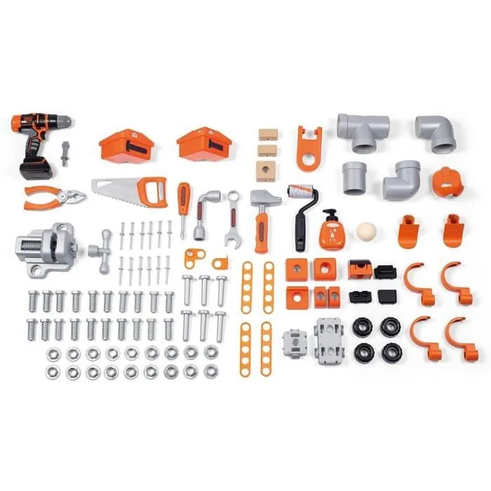 Smoby Mega Center B+D Workbench para niños, Taller de juegos interactivo para aprender oficios 1 Smoby Mega Center B+D Workbench para niños, Taller de juegos interactivo para aprender oficios 1