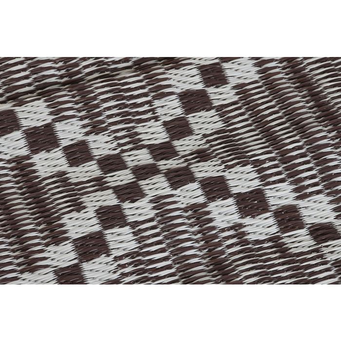 DKD Home Decor Alfombra Marron Beige 150 x 150 cm (6 Unidades) 2