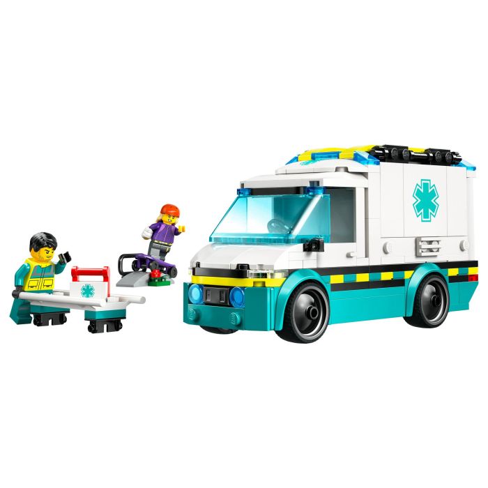 LEGO 60451 Ambulancia de Emergencias, Juego Construcción, 184 Piezas, 5+ Años
