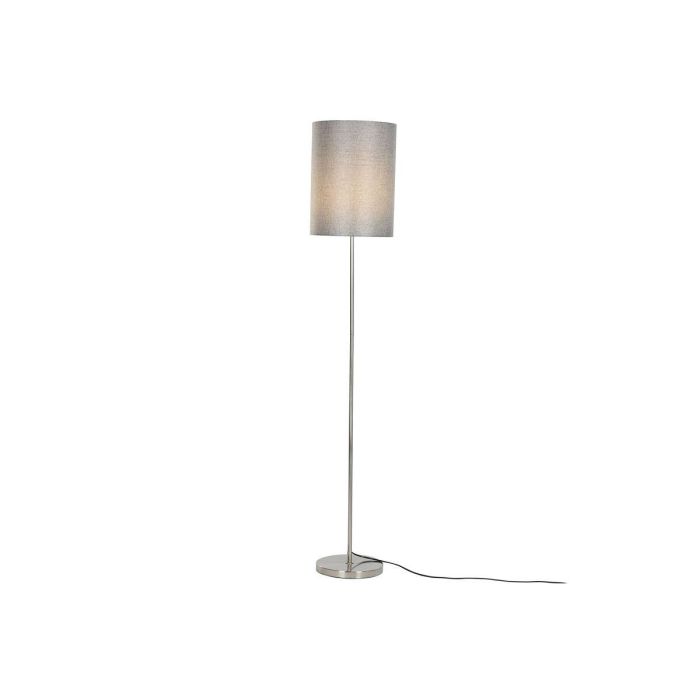 DKD Home Decor Lámpara de Pie Urban Gris Plateado E27, Metal y Poliéster 30x160x30 cm, 50W, Desmontable 4