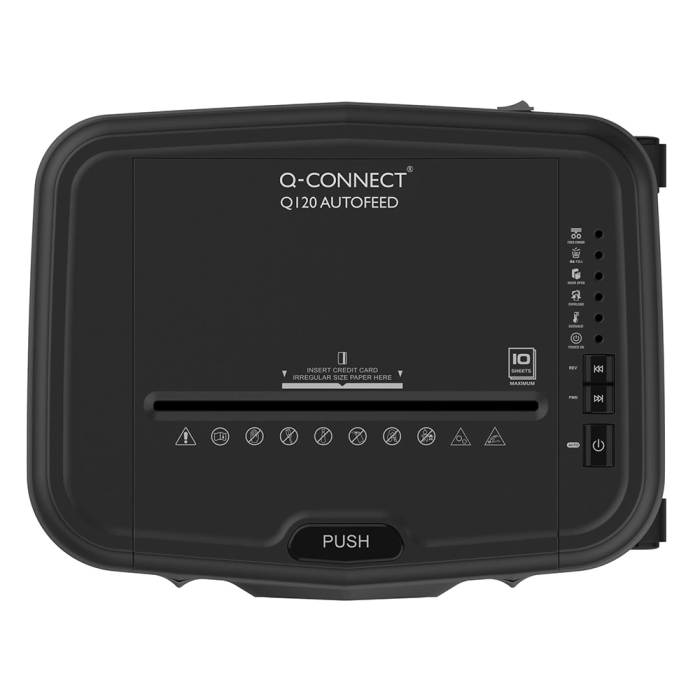 Q-connect Destructora de Documentos 120 H Auto / 10 H Manual, Corte Partículas P-4 5