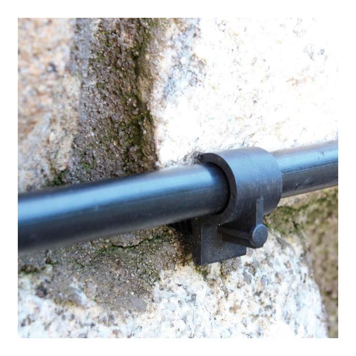 Blue Bird-Altadex Abrazadera Taco 16mm para Tubería, Pack 10 Unidades, Polipropileno Anti UV, Negro 1