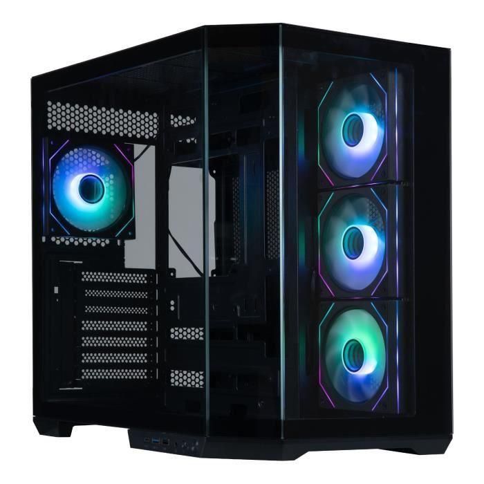 Caja PC - BITFENIX - T10 ARGB - Sin fuente de alimentación - Cubo - Formato ATX - Negra Caja PC - BITFENIX - T10 ARGB - Sin fuente de alimentación - Cubo - Formato ATX - Negra