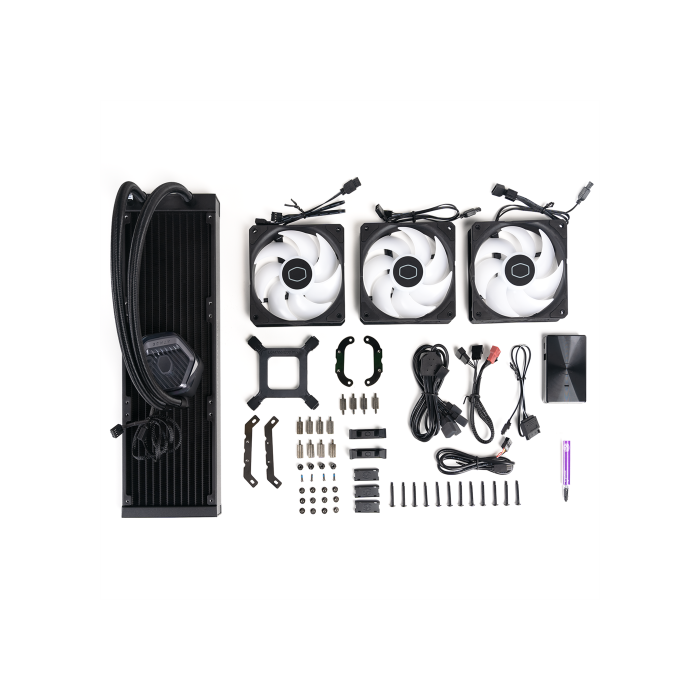 Cooler Master MasterLiquid 360 ATMOS Procesador Kit de refrigeración líquida 12 cm Negro 6 Cooler Master MasterLiquid 360 ATMOS Procesador Kit de refrigeración líquida 12 cm Negro 6