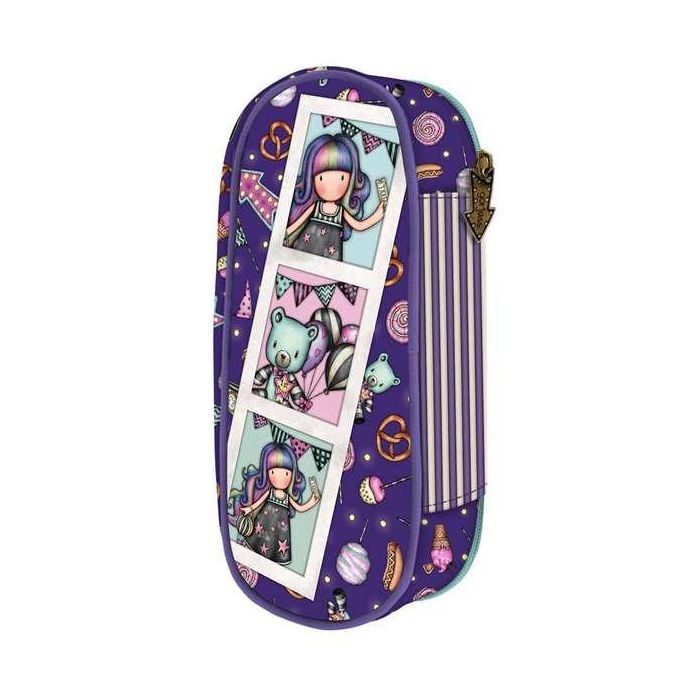 Estuche Escolar Gorjuss Up and away Morado (10 x 23 x 6 cm) 1 Estuche Escolar Gorjuss Up and away Morado (10 x 23 x 6 cm) 1