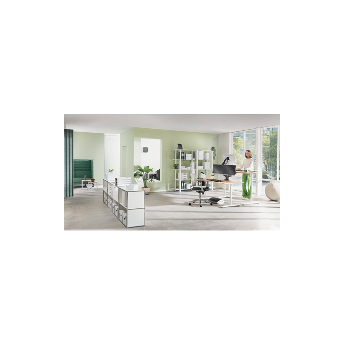 Leitz Soporte Elevador Monitor Ajustable Ergo Gris 65040085 1