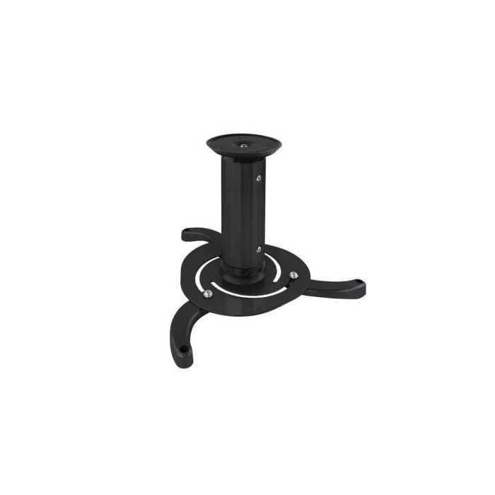 TooQ PJ1010TN-B Soporte de Techo para Proyector Inclinable ±15°, Giratorio ±180°, Carga 10kg, Negro, Distancia 130/200mm TooQ PJ1010TN-B Soporte de Techo para Proyector Inclinable ±15°, Giratorio ±180°, Carga 10kg, Negro, Distancia 130/200mm