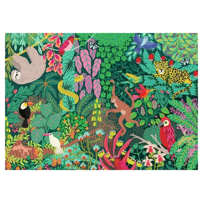 Ravensburger 1739294784447 Rompecabezas de 1000 piezas Selva Mágica 1