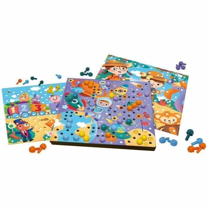 Ravensburger Colorino Mi Primer Mosaico Juego de Creatividad y Desarrollo para Niños con Peones Coloridos 2