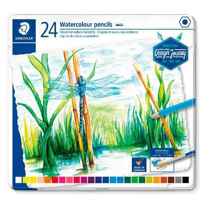 Lápices de Colores Acuarelables Staedtler Design Journey Multicolor (5 Unidades) 1