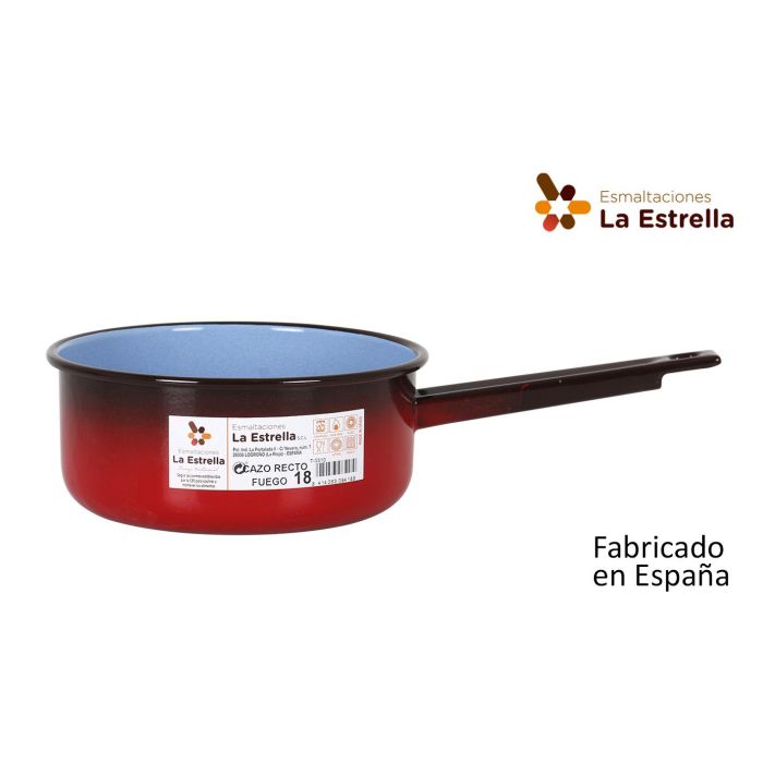 Cazo Recto 18 cm 1.8L Fuego - La Estrella (6 Unidades) Cazo Recto 18 cm 1.8L Fuego - La Estrella (6 Unidades)