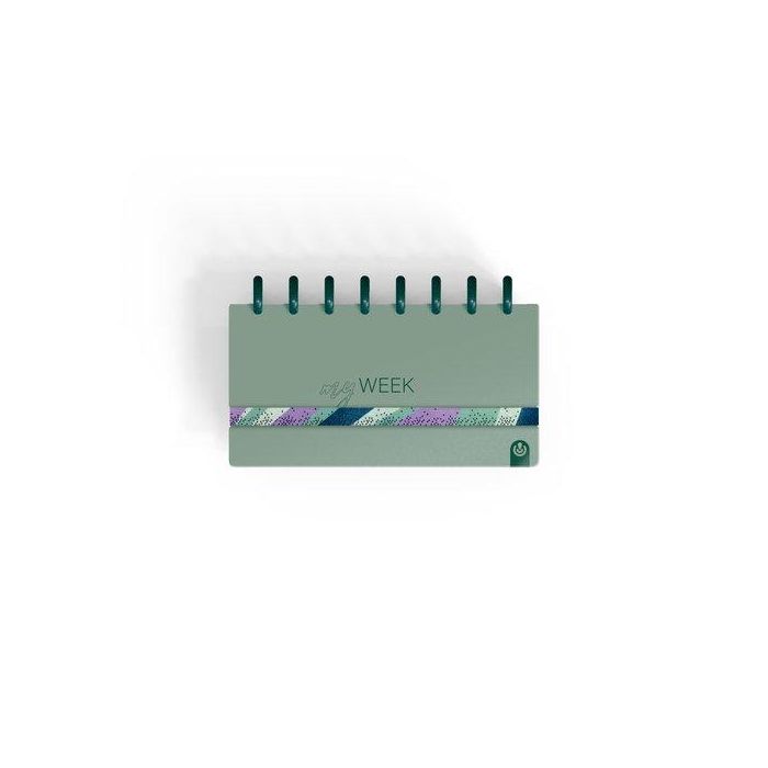 Planning Semanal & Check List Carchivo Ingeniox My Week No Fechado Tapa Pp Con Goma 105X210 Verde