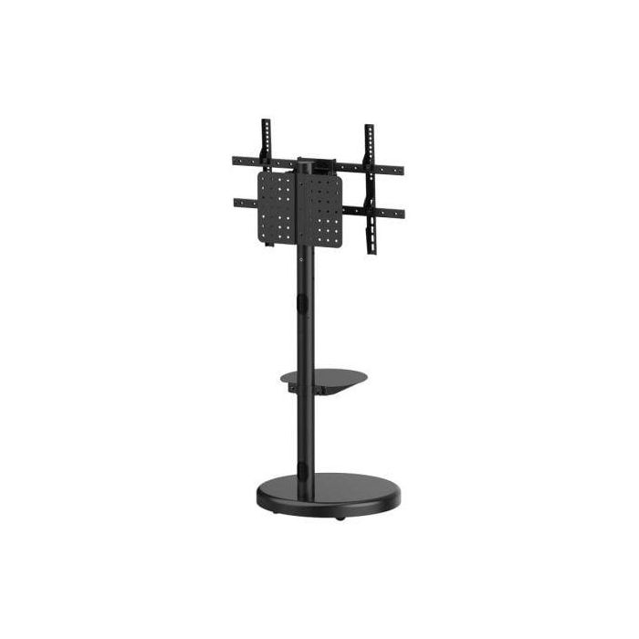 AISENS - SOPORTE DE SUELO CON RUEDA, BANDEJA PARA DVD PARA MONITOR/TV 50KG DE 37-86, NEGRO 2 AISENS - SOPORTE DE SUELO CON RUEDA, BANDEJA PARA DVD PARA MONITOR/TV 50KG DE 37-86, NEGRO 2