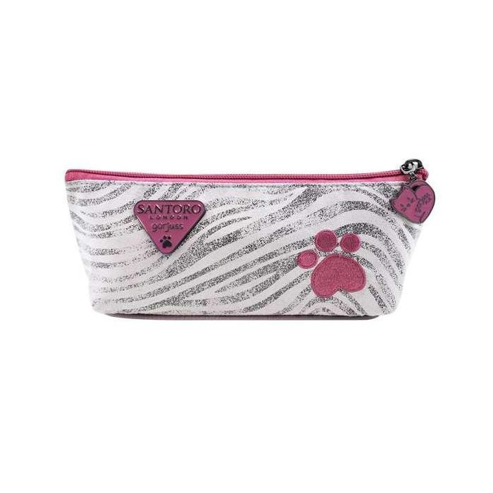 Estuche Escolar Gorjuss Ruby wild Gris (22.3 x 8.8 x 5.7 cm)