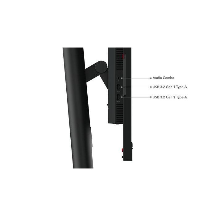 Lenovo T24mv-30 61cm/24" 1920x1080 16:9 FHD IPS 75Hz 4ms HDMI DP USB-C Speaker Black 16