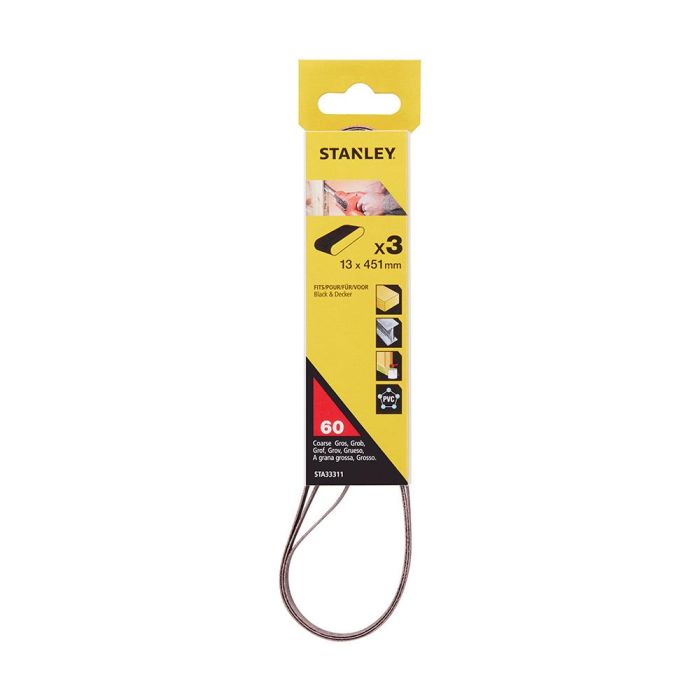 Stanley Cintas para lima eléctrica 60 g 13 x 455 mm 3 uds 1