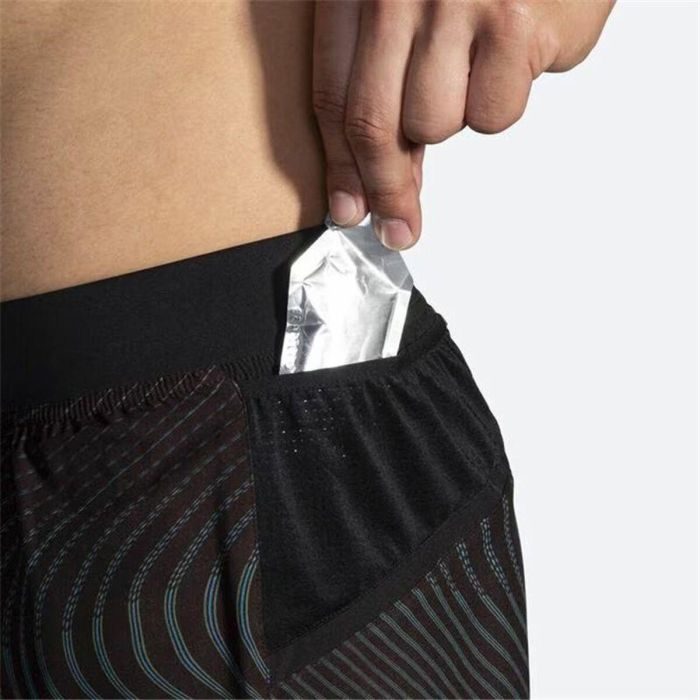 Pantalones Cortos Deportivos para Hombre Brooks Sherpa 5" Negro XL 2