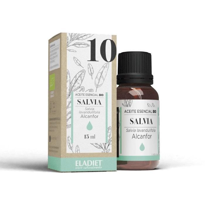 ELADIET Salvia Aceite Esencial Bio 15ml - Apoyo digestivo